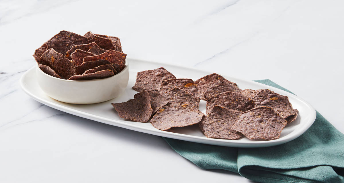 Blue Corn Tortilla Chips A great addition to any meal! | 3 oz