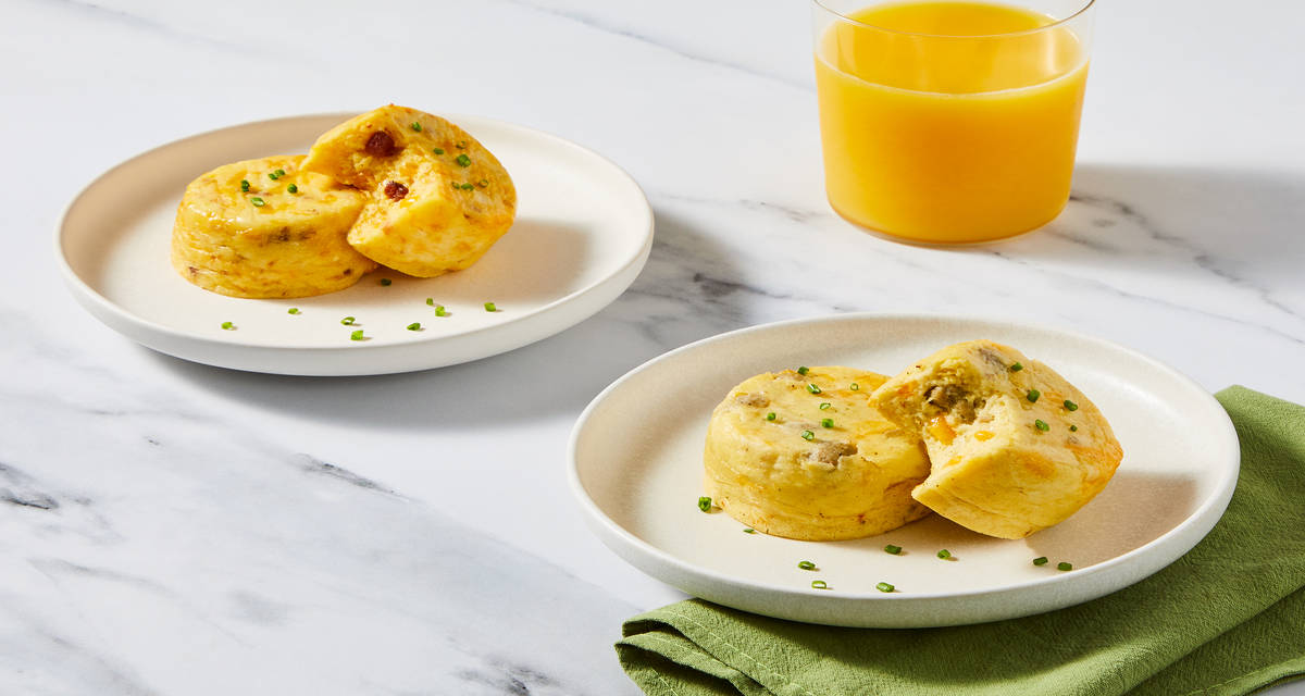 Turkey & Bacon Egg Bites Board The perfect on-the-go breakfast. | 4 Servings