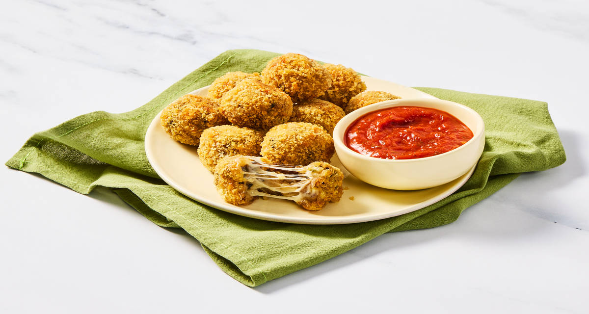 Cheesy Truffle Arancini with Marinara Sauce | 4-6 Servings