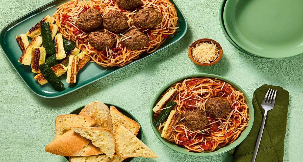 Just Like Nonna’s Spaghetti & Meatballs 2x the delicious portions!