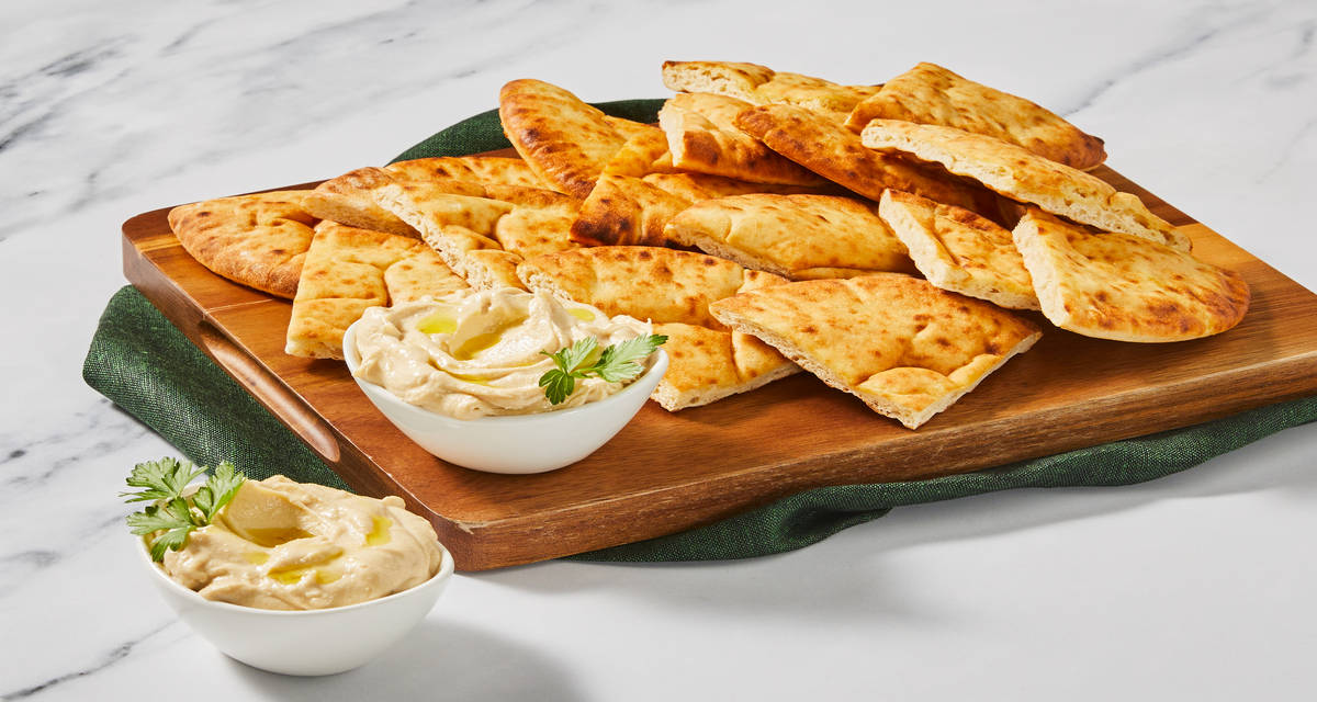 Classic Hummus and Pita Bread Dip-tastic! | 4 servings
