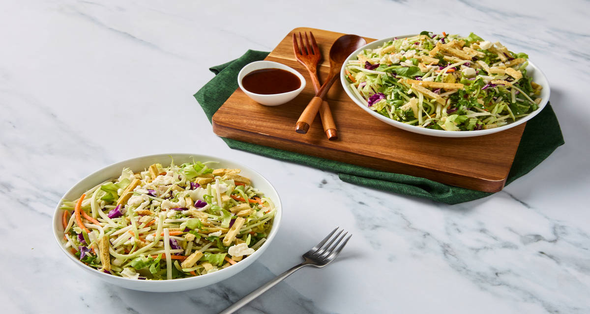 Mediterranean Crunch Salad with Balsamic Vinaigrette and Feta | 2 Servings