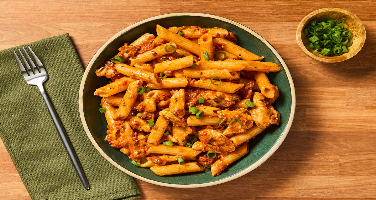 Marry Me Chicken Penne with Sun-Dried Tomatoes & Scallions