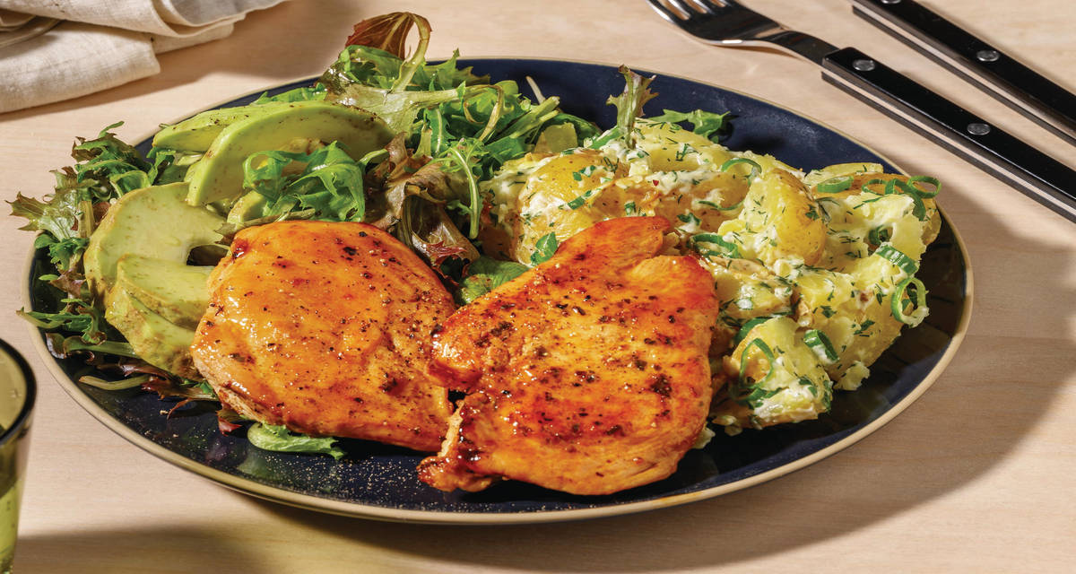 Honey Mustard Chicken Creamy Potatoes Recipe HelloFresh