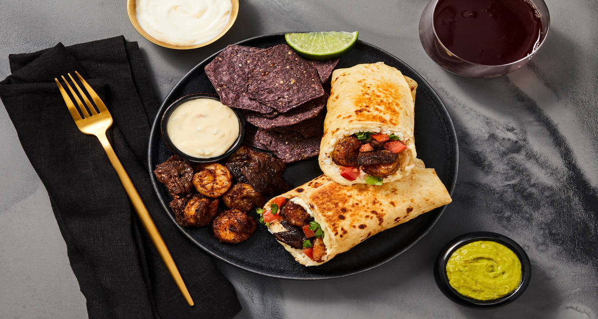 Seared Steak Shrimp Burritos Recipe HelloFresh