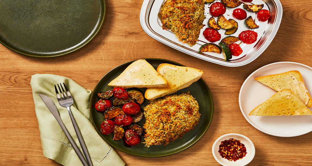 Cheesy Italian Chicken Includes recyclable aluminum tray-image