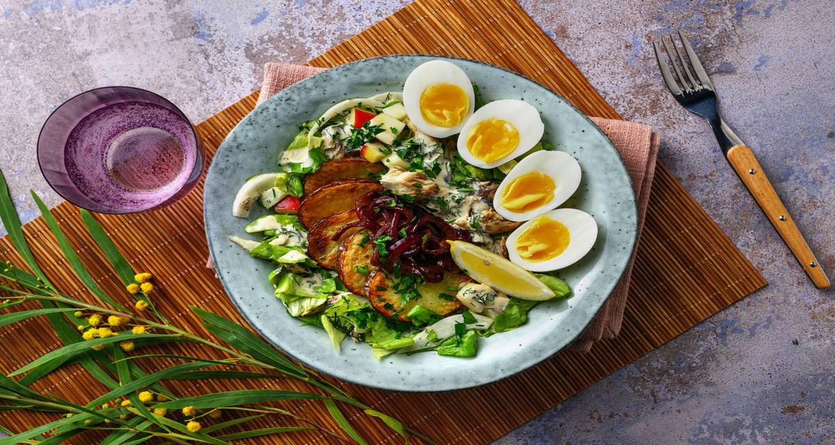 keto - makreel met citroenmayonaise en dille