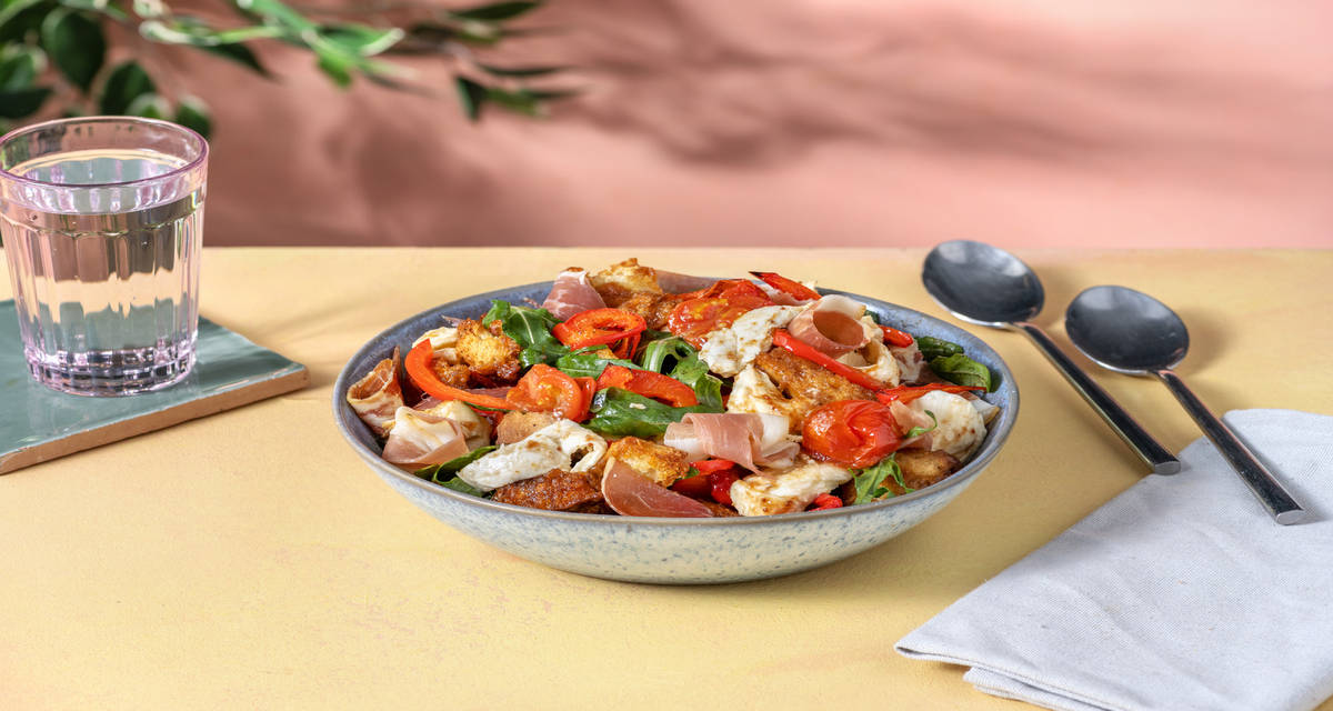 Serrano Ham, Fig Jam & Mozzarella Salad Recipe HelloFresh