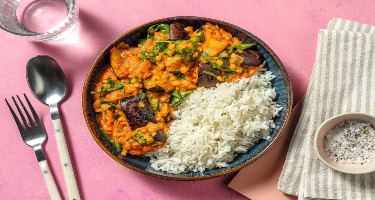 Red Lentil and Spinach Dal Recipe HelloFresh