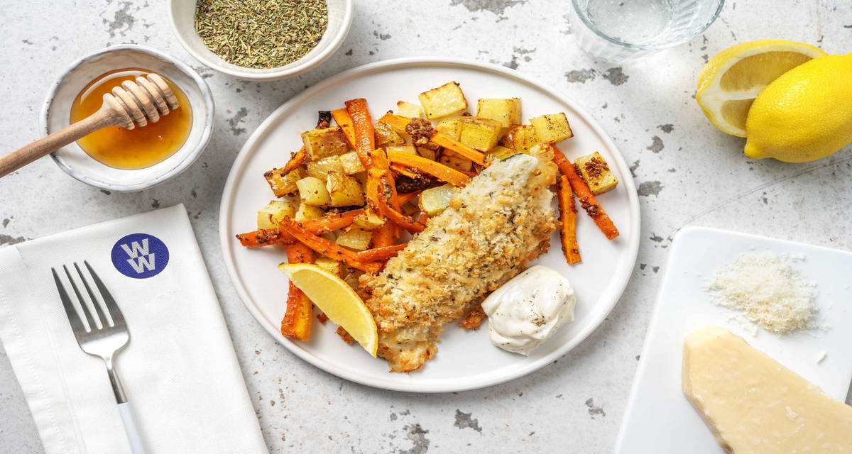Cheesy Crusted Sea Bass Recipe | HelloFresh