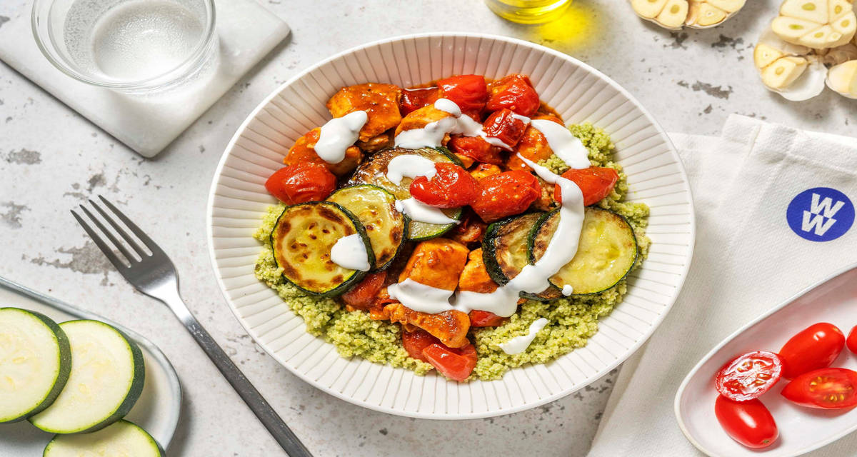 Za'atar Chicken and Zhoug Couscous Recipe HelloFresh