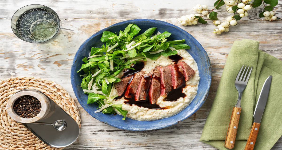 Beef keto met parmigiano reggiano
