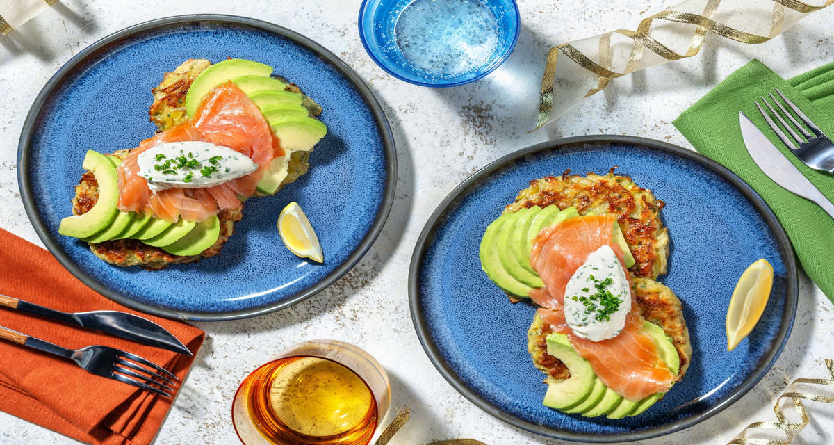 Smoked Salmon Latkes Recipe HelloFresh