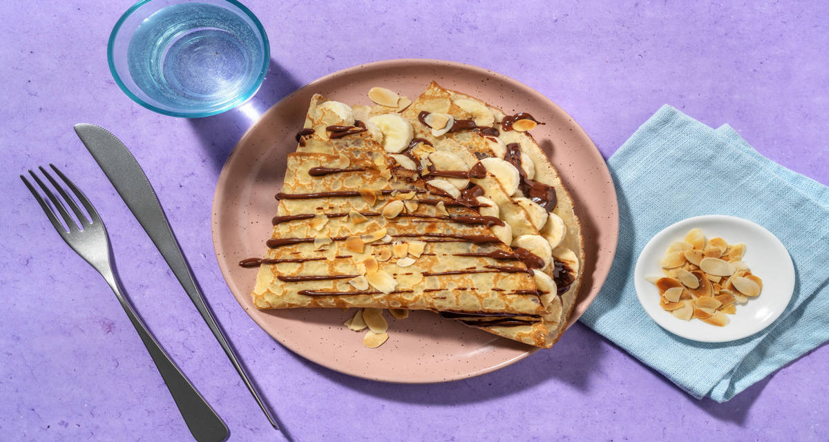 Crêpes chocolat & banane 2 portions