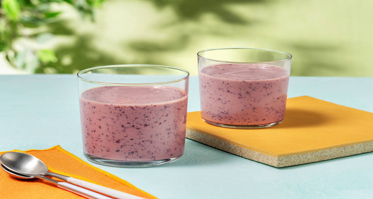 Pink smoothie : myrtilles & bananes 2 smoothies à préparer | 2 portions