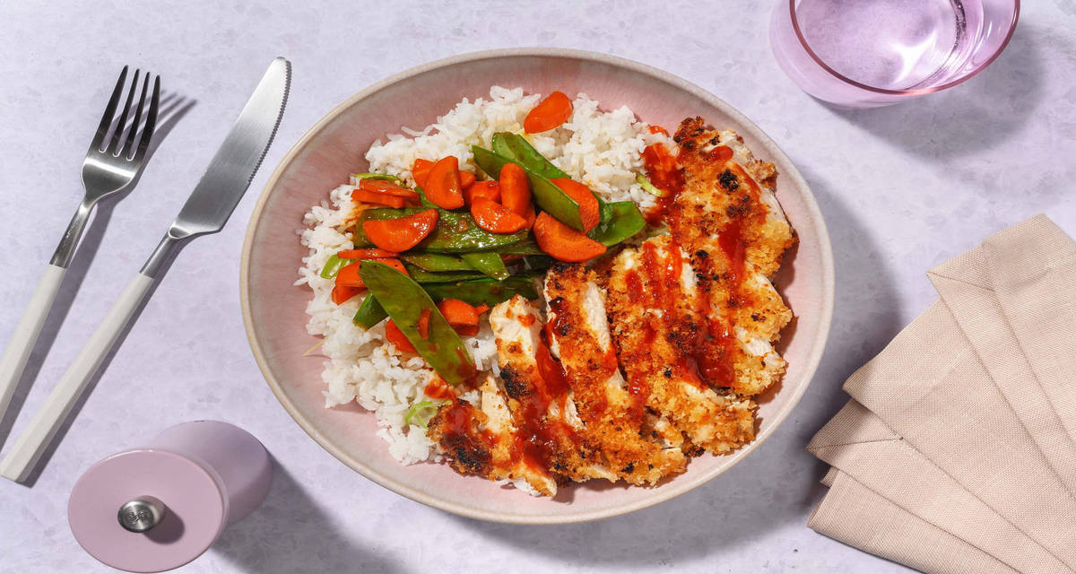 Japanese-Inspired BBQ Chicken Katsu Recipe | HelloFresh