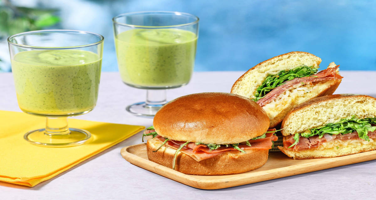 Lyxig briochetoast och avokadosmoothie 2 portioner | Frukost i två dagar