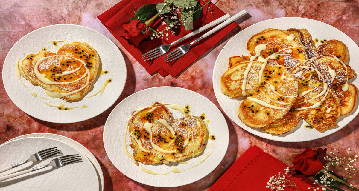 Passionerade pannkakor 4 portioner | med vit choklad & passionsfrukt