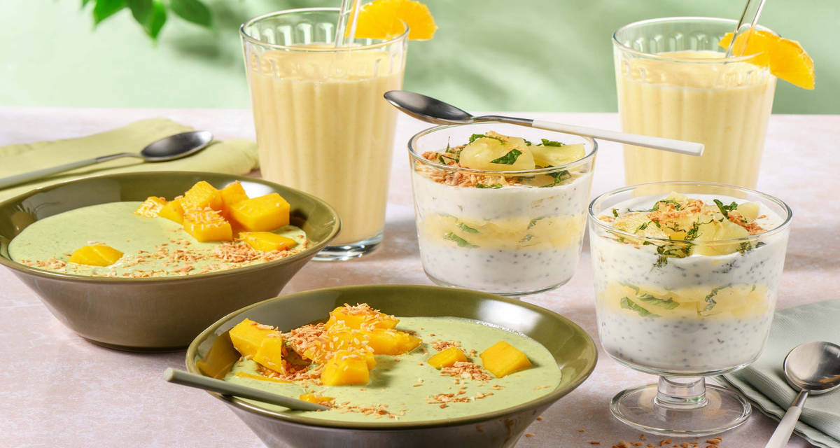 Frukost i tre dagar 2 portioner | Chiapudding, smoothie bowl och smoothiekit