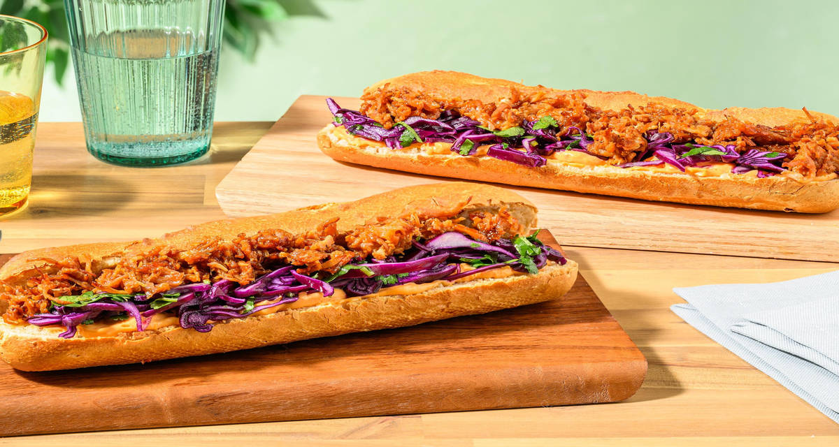 Banh mi-stijl broodje kip 2 porties | met sriracha-mayo en koolsla