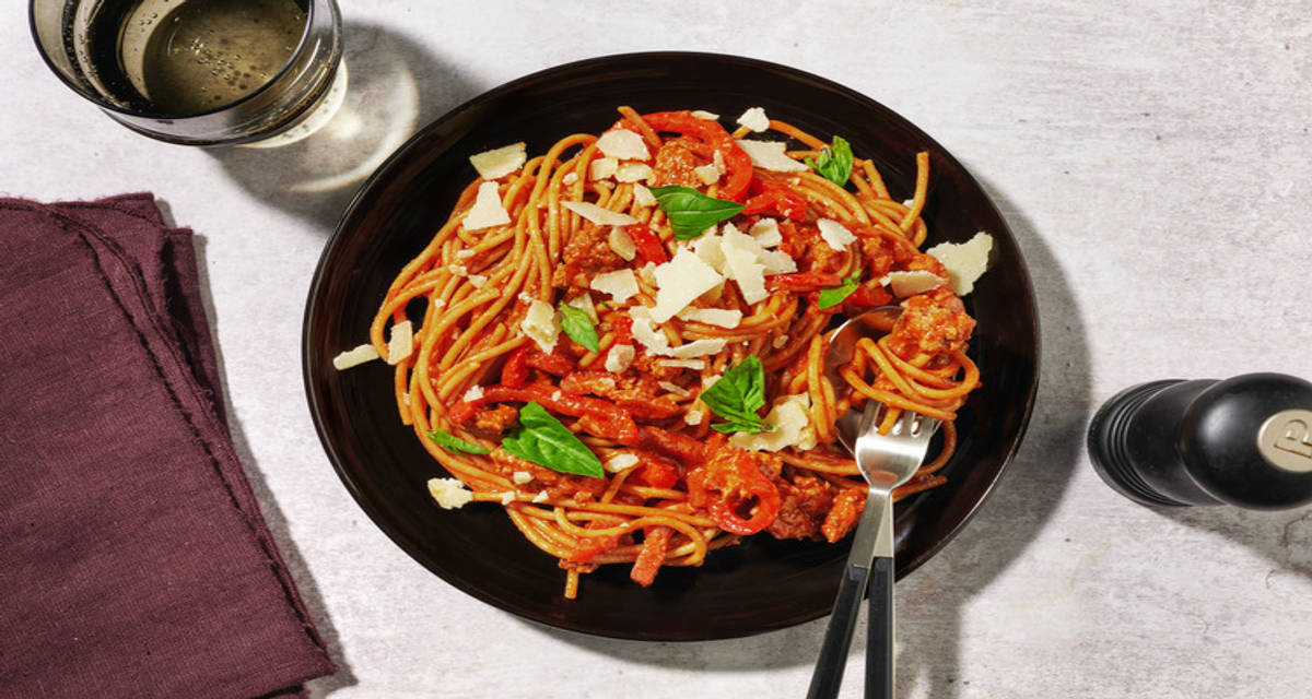 Onze romige volkoren spaghetti met kip en guanciale laat je (keer op keer!) opnieuw verrassen door onze favorieten