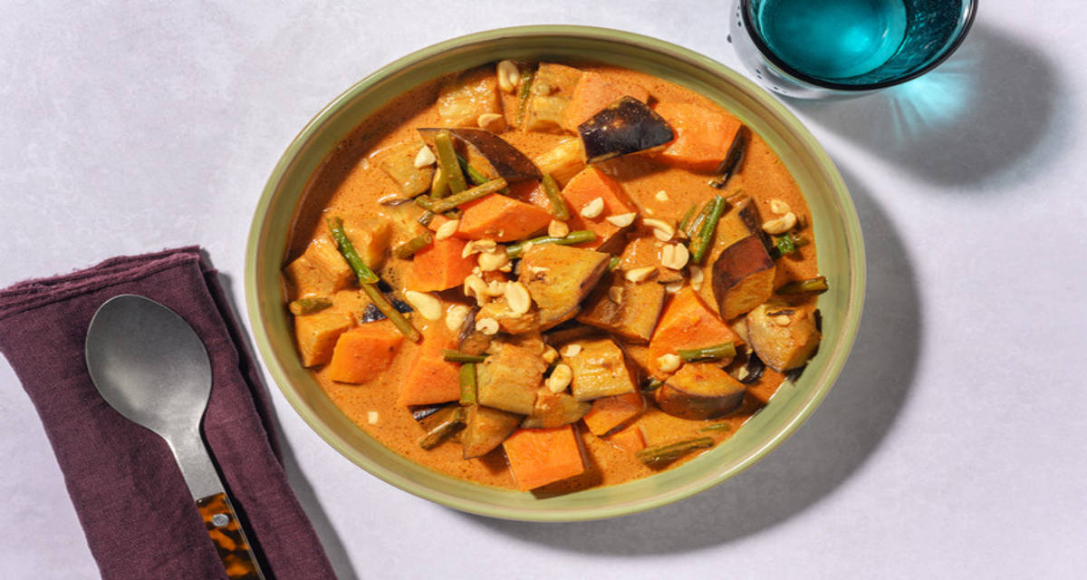 Sayur Lemak-inspired Veg Curry with aubergine
