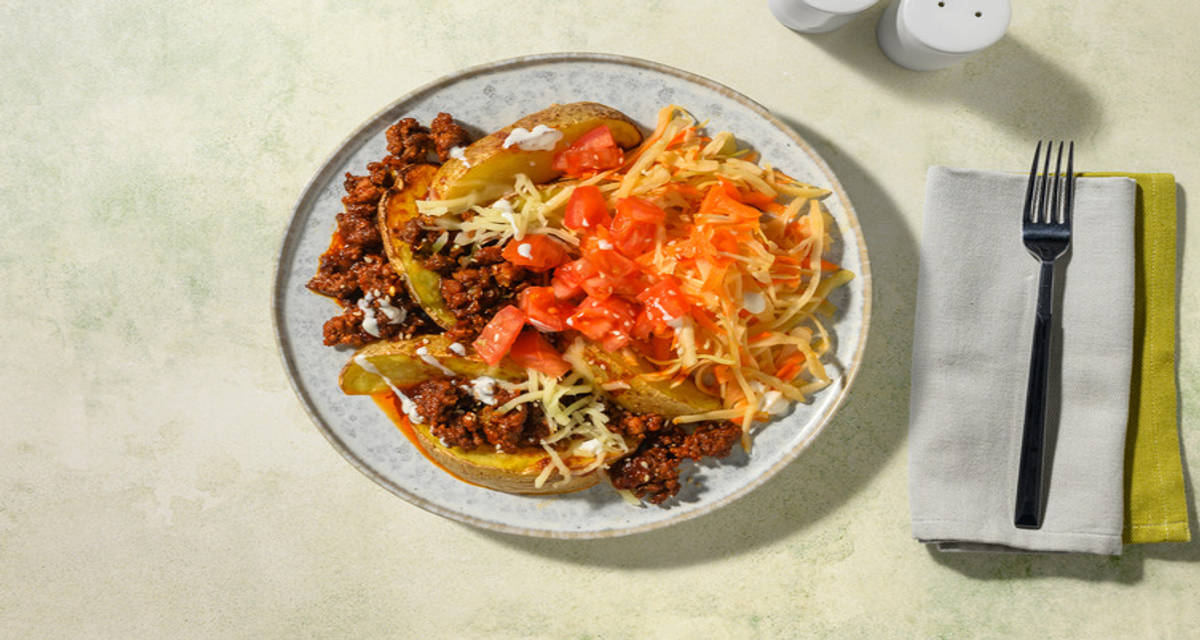 Cheesy Korean-inspired Beef and Pork Wedges with bulgogi sauce and gochugang