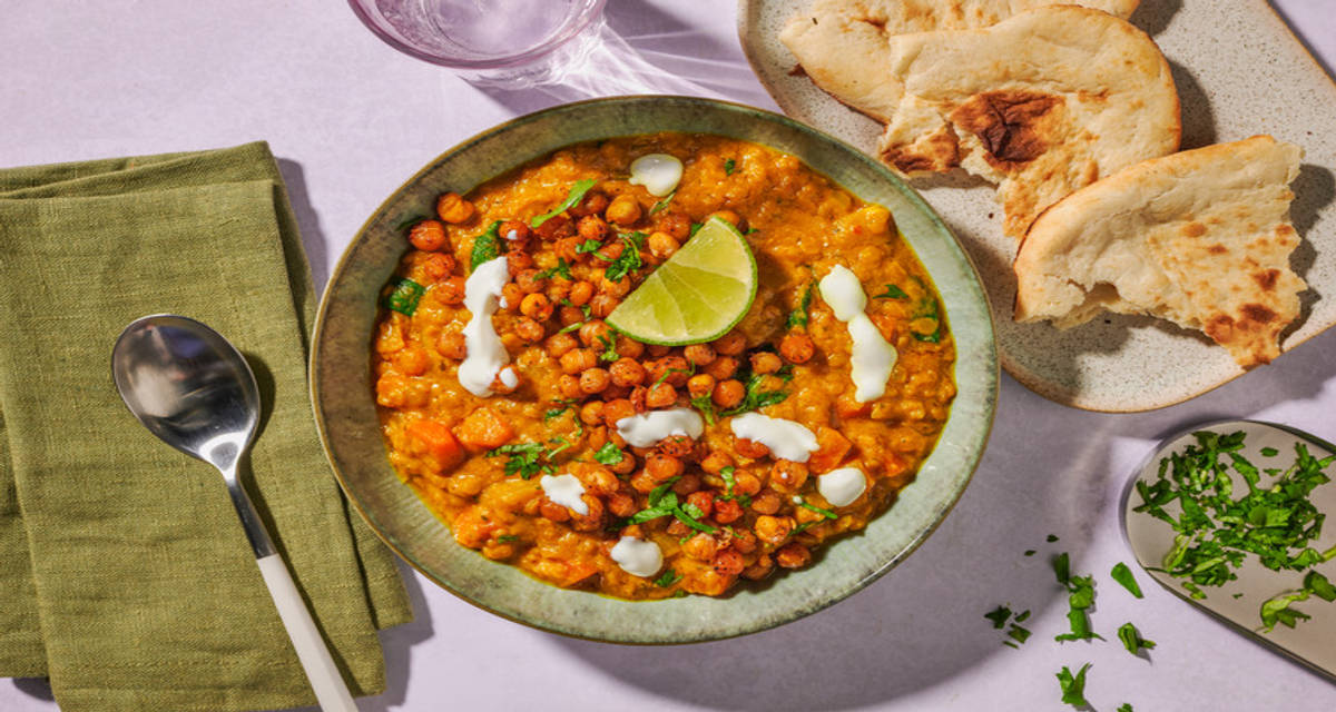 Recette culte : dahl aux pois chiches croquants & naan craquez (encore et encore !) pour nos incontournables