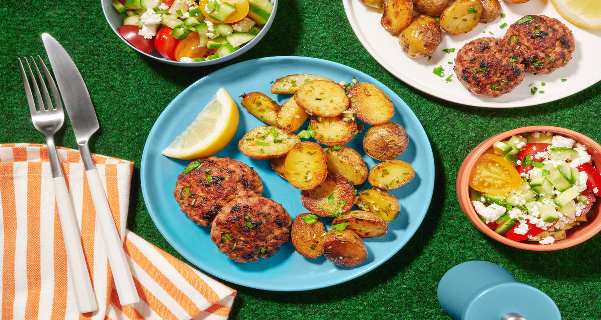 Focus sport : Burgers de poulet & fromage à la grecque avec 50 g de protéines minimum par personne