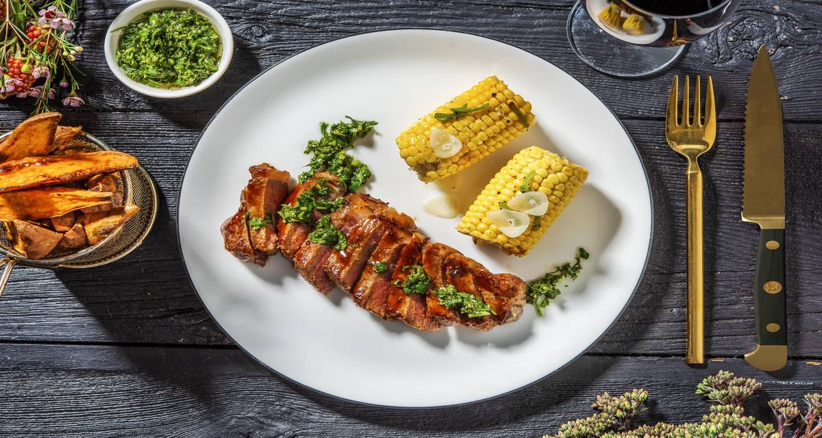 All-American BBQ Glazed Sirloin Steak Recipe HelloFresh