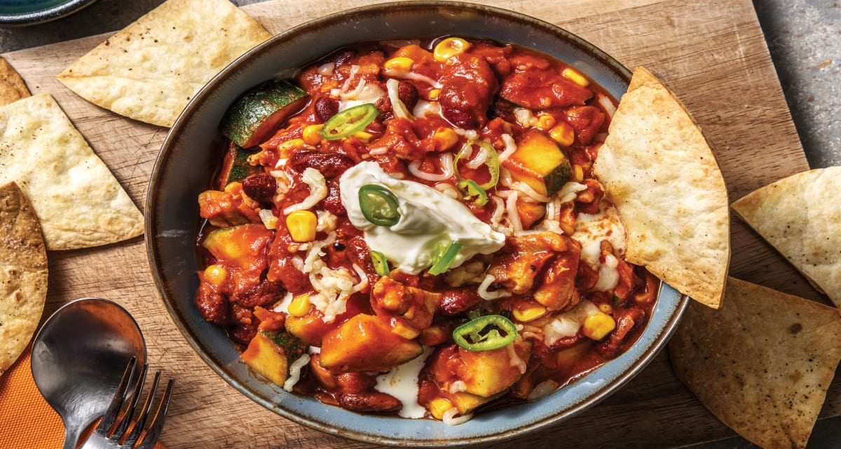 Anna's Mexican Chicken Chilli Recipe | HelloFresh