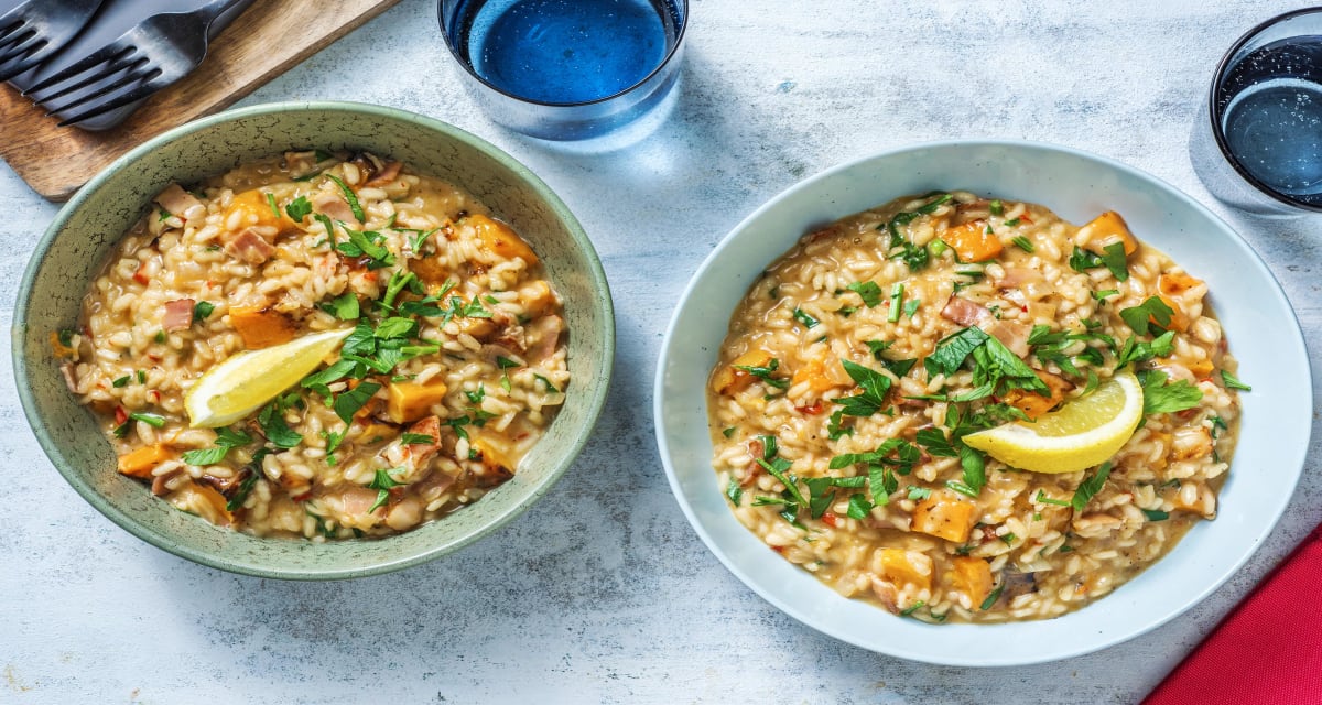 Bacon & Butternut Squash Risotto Recipe HelloFresh