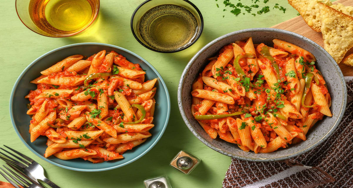 Bacon Penne all'Arrabbiata Recipe | HelloFresh