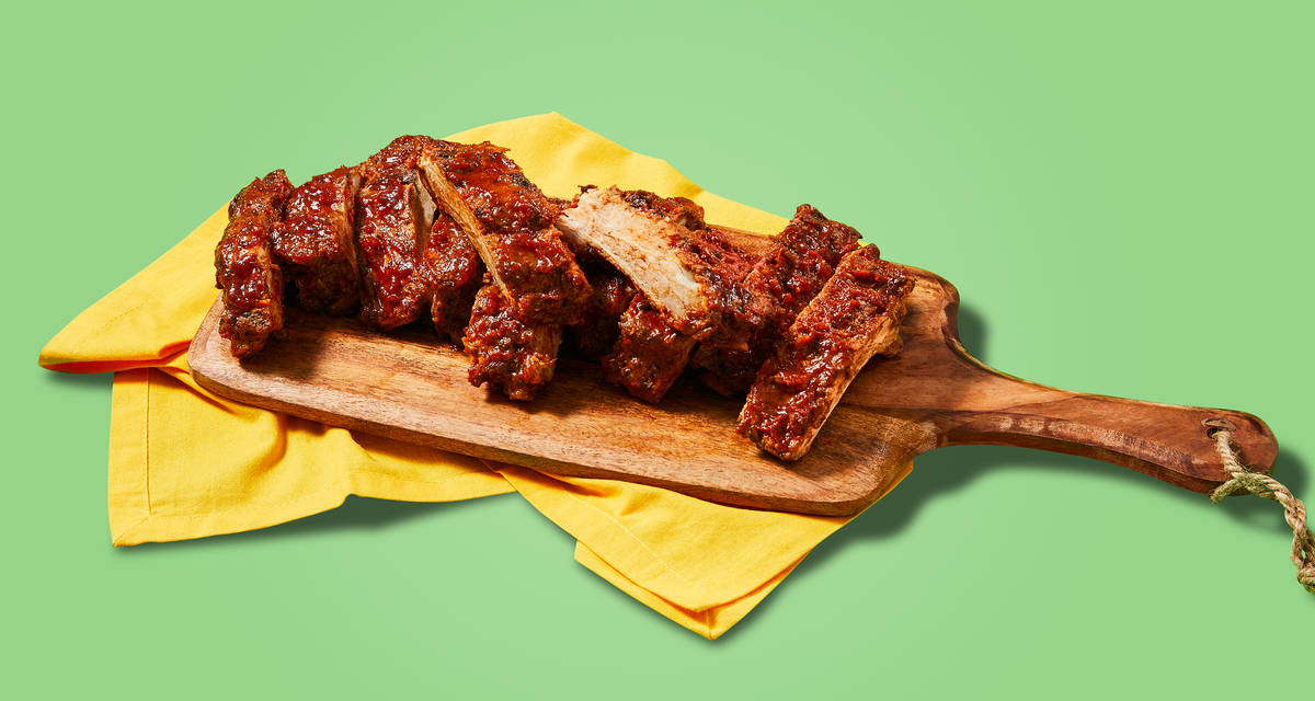 BBQ Baby Back Ribs Game day grub. | 1 Rack