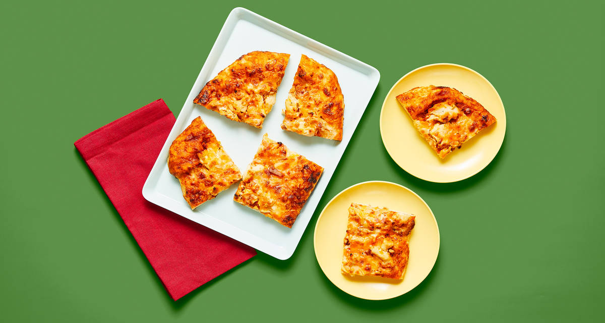 BBQ Chicken Pizza Pizza, but make it BBQ. | 2 Servings