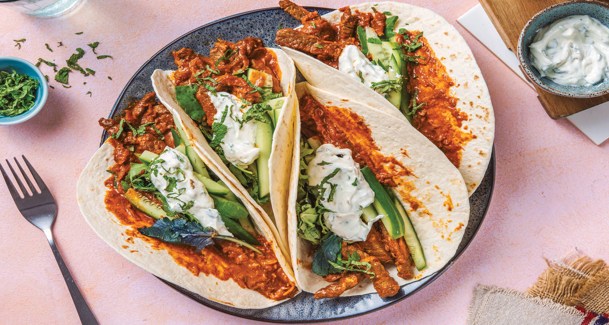 Beef Tandoori Tacos Recipe HelloFresh