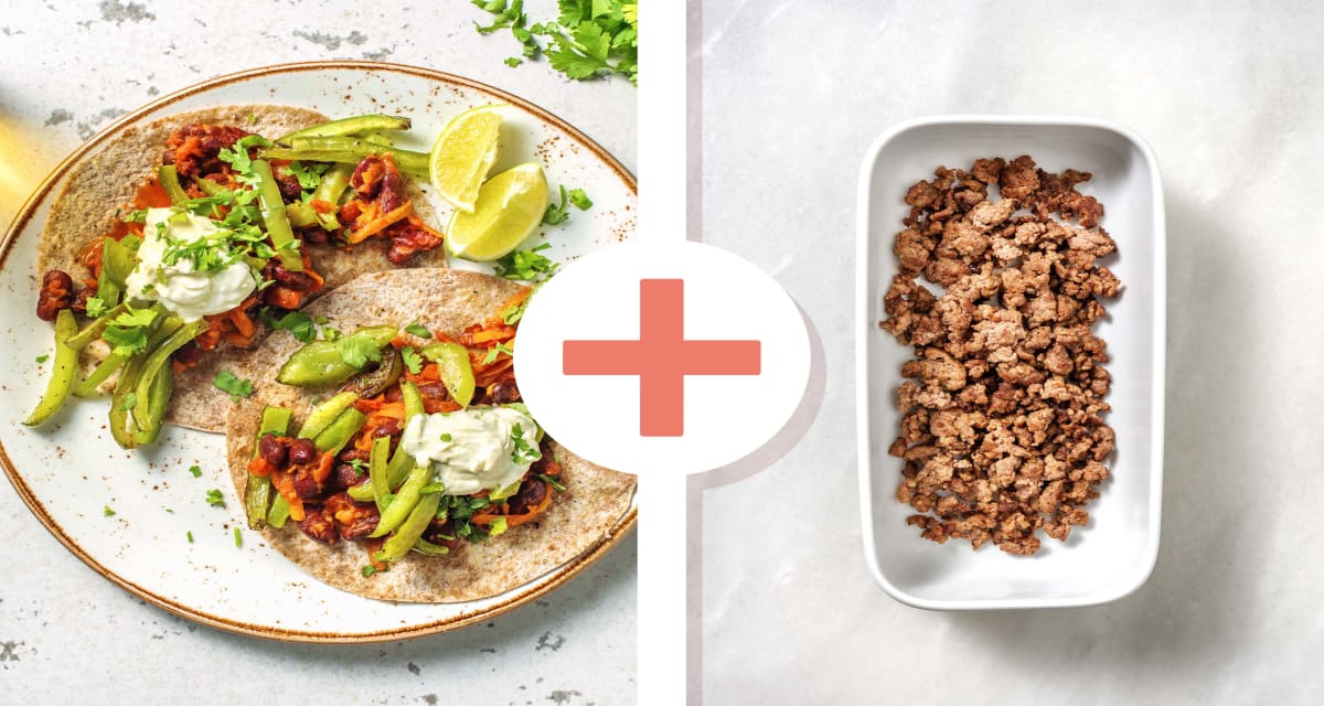 Beef Tostadas with Roasted Peppers and Zesty Crema-image