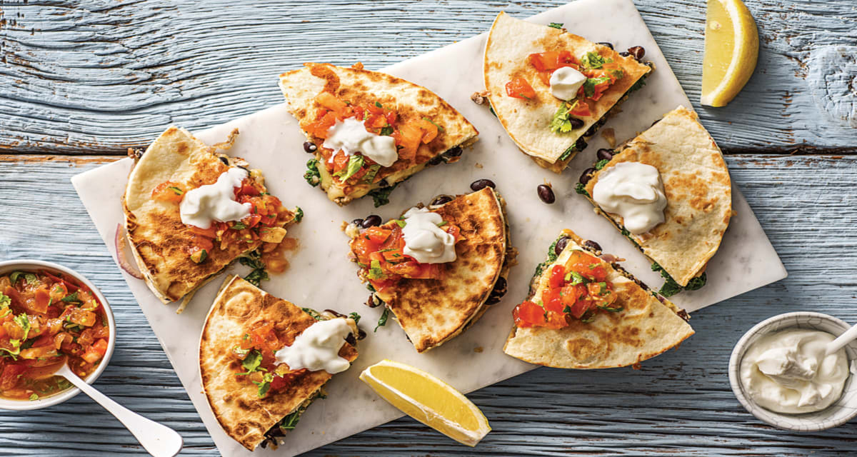 Black Bean & Cheese Quesadillas Recipe HelloFresh
