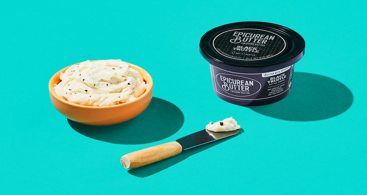 Black Truffle Butter Add instant umami with this luxe topper. | 3 oz