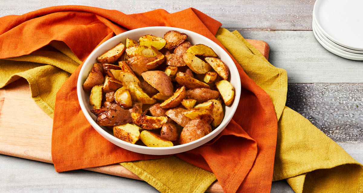 Black Truffle Potato Wedges Multicolor Baby Potatoes & Black Truffle Butter | 4 Servings