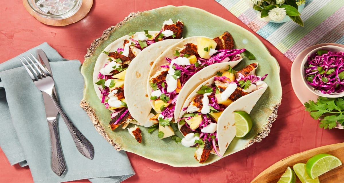 Blackened Fish Tacos Recipe | HelloFresh