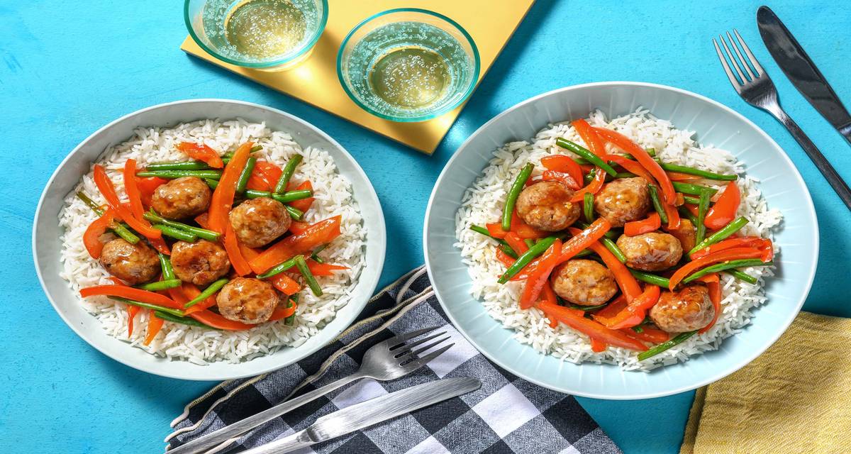 Bulgogi Glazed Pork Meatballs Recipe HelloFresh