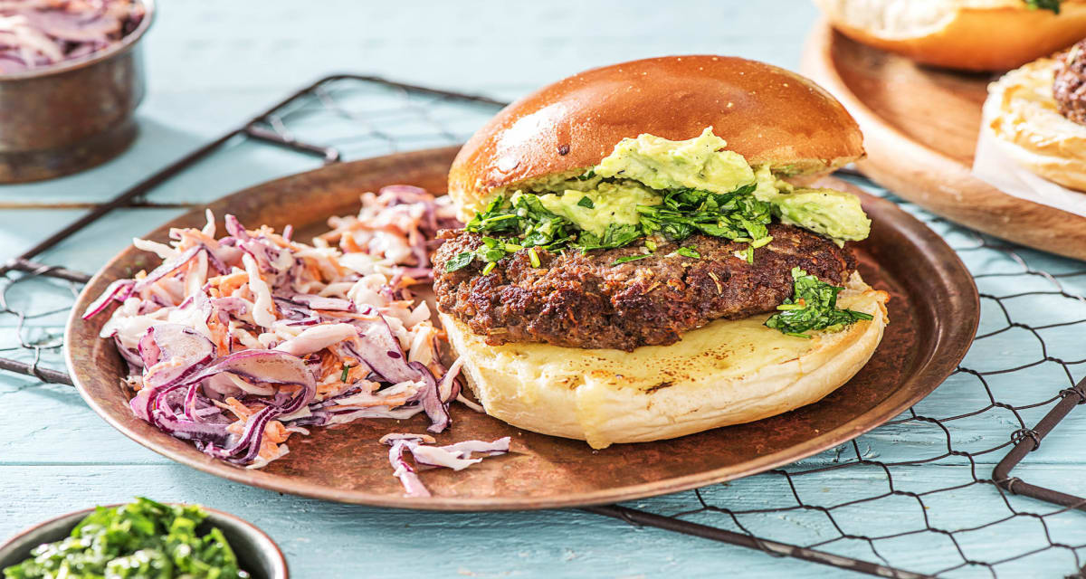 Chimichurri Burgers Recipe | HelloFresh