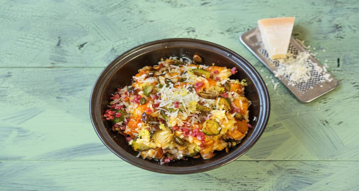 Butternut and Brussels Sprout Risotto Recipe HelloFresh