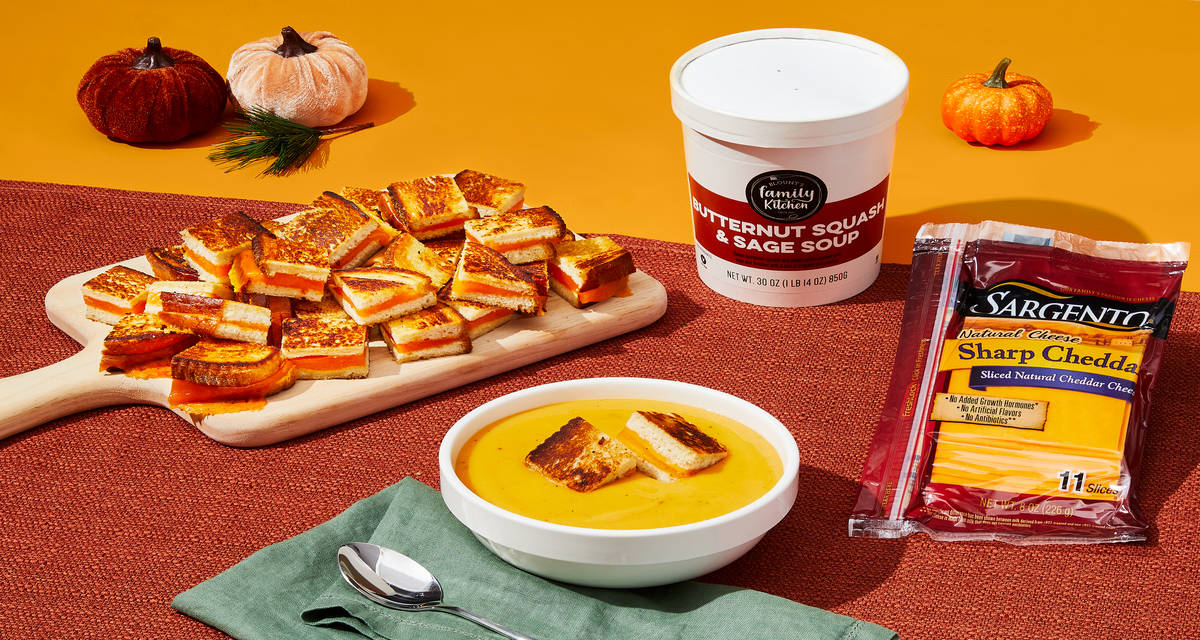 Butternut Squash & Sage Bisque with Grilled Cheese Croutons | 4 Servings
