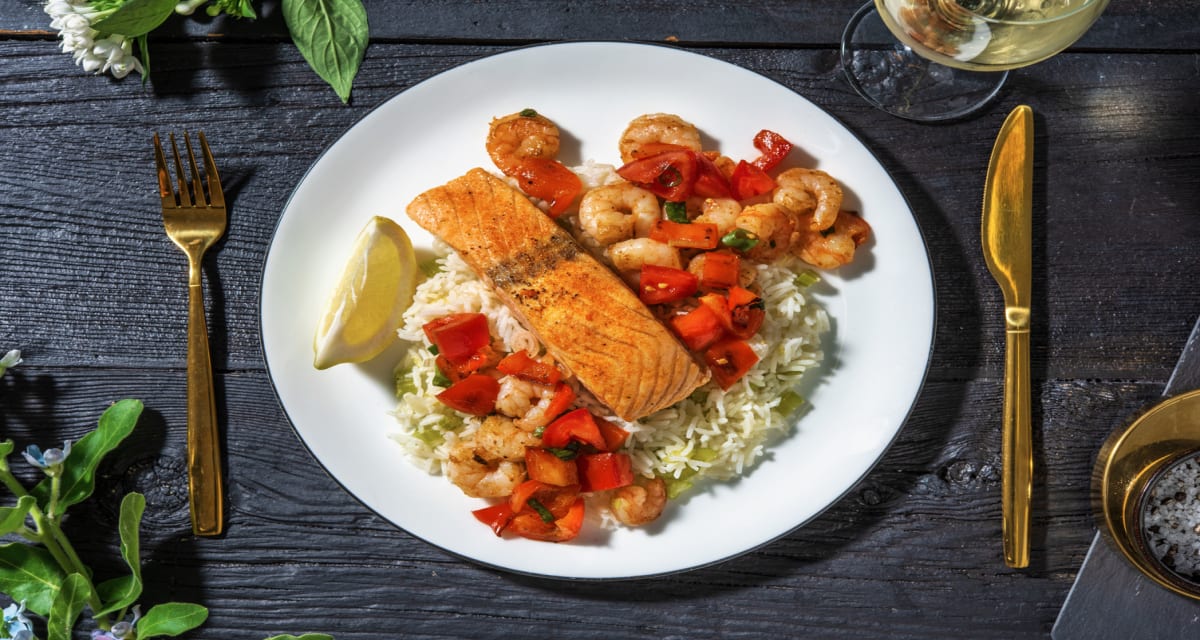 Cajun Salmon And Shrimp Recipe Hellofresh