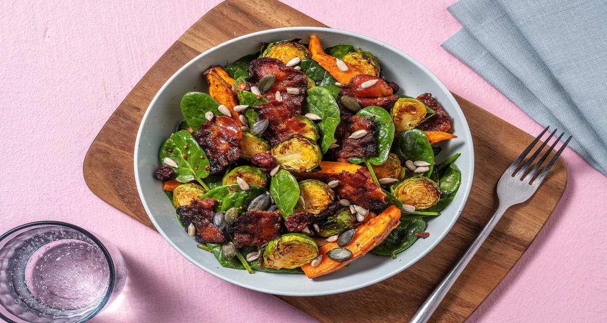 Potato Salad Recipe Roasted Sweet Potatoes With Bacon Sweet Potato