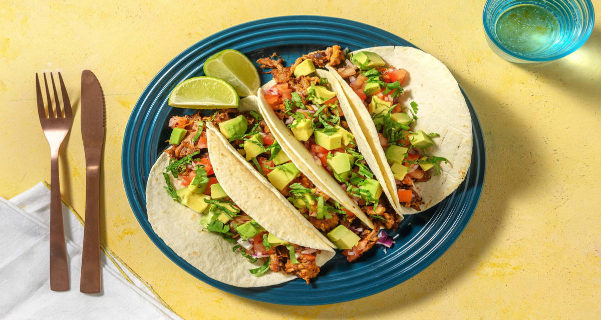 Carnitas! Pulled Pork gefüllte Tacos Rezept HelloFresh