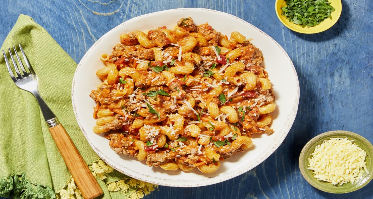 Cavatappi Beef Ragù with Parmesan & Parsley-image