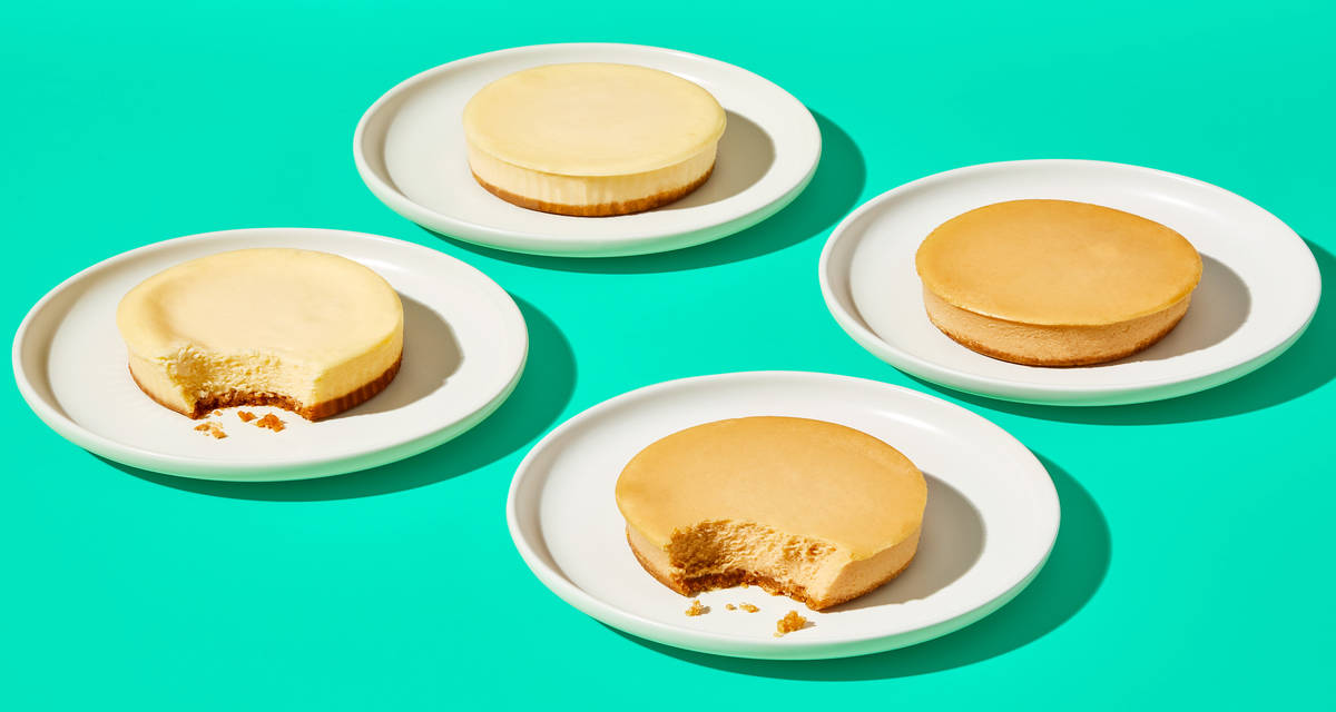 Cheesecake Variety Pack Vanilla Delight & Salted Caramel Mascarpone. | 4 Single-Serve Cakes
